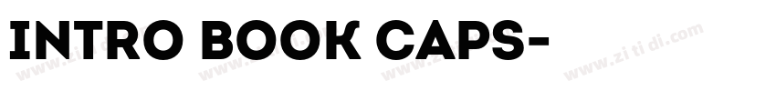 Intro Book Caps字体转换